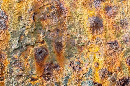Photo for Rusty orange abstract texture detail surface background - Royalty Free Image