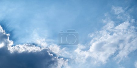 Photo for Beautiful clouds in the blue sky - Royalty Free Image