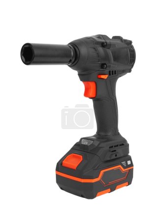 Photo for Electric impact wrench isolated on white background - Royalty Free Image