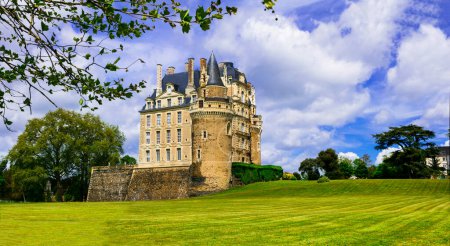 Téléchargez les photos : Châteaux les plus beaux et élégants de France - Château de Brissac, célèbre vallée de la Loire - en image libre de droit