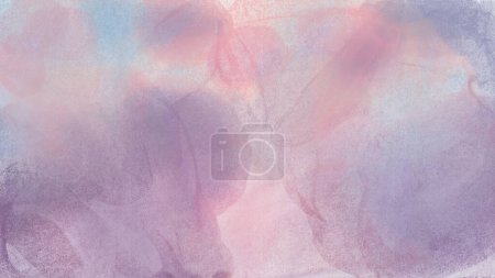 Photo for Soft Sky Color Theme Background with Pastel Shades-Digital watercolor hand painting - Royalty Free Image
