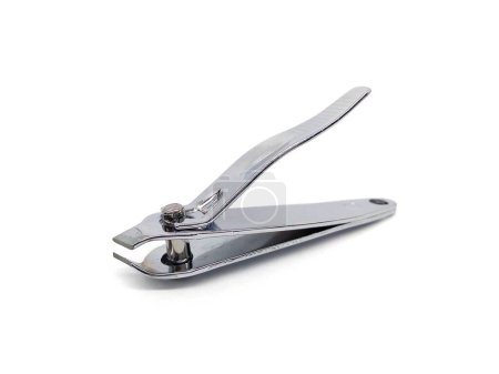 Photo for Nail clipper or nail cutter isolated on white background. - Royalty Free Image