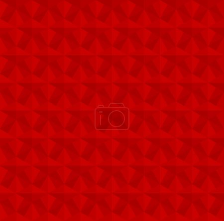 Forma geométrica abstracta sin costura patrón vector de fondo. Cabeza de flecha roja, diamante, triángulos patrón de repetición.