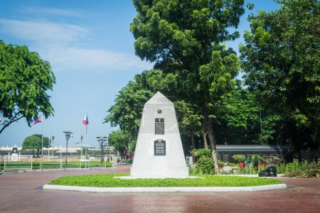Photo for Rizal Park, Manila, Philippines July 2, 2014: One of the monument at the Rizal Park in Manila, Philippines - Royalty Free Image