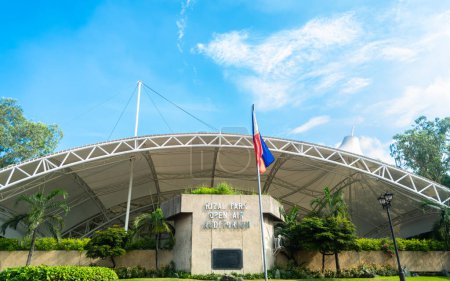 Photo for Rizal Park, Manila, Philippines July 2, 2014: The Rizal Park Open Air Auditorium at the Rizal Park in Manila, Philippines - Royalty Free Image