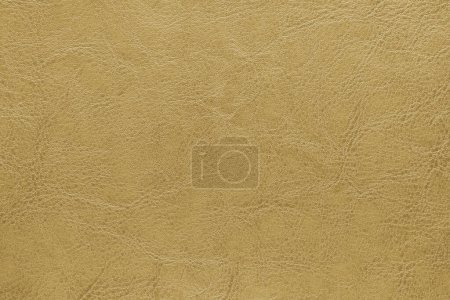 Photo for Genuine yellow leather texture, natural animal skin, luxury vintage cowhide background. Eco friendly leatherette, faux leather. Wallpapere, backdrop, copy space - Royalty Free Image