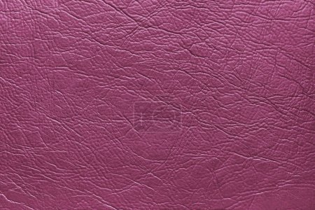 Photo for Genuine pink leather texture, natural animal skin, luxury vintage cowhide background. Eco friendly leatherette, faux leather rough structure. Wallpapere, backdrop, copy space - Royalty Free Image