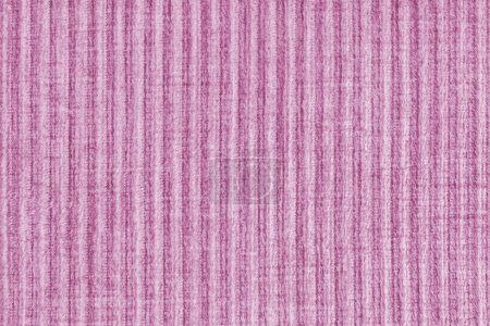 Crête texture fond de velours velours velours côtelé tissu rose. Grande nervure, tissage grossier velours, tissu de texture d'ameublement rayé, matériau textile de meubles, design, décor