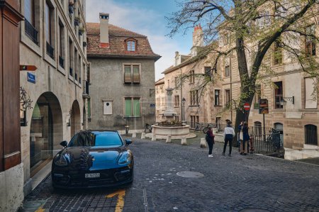 Téléchargez les photos : Le paysage autour de la vieille ville de Genève, Suisse - en image libre de droit