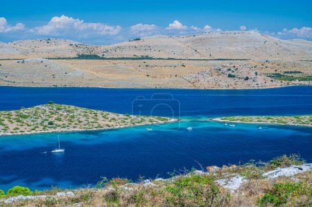 The Kornati Archipelago located in the northern part of Dalmatia, south from Zadar and west from Sibenik.