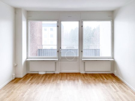 Photo for Empty flat after cleaning and before giving it to the next person for lending. Sweden - Royalty Free Image