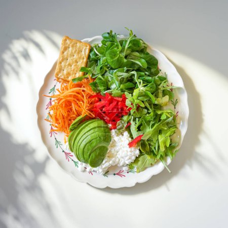 Photo for Fresh sallad as a starter or just lunch. Go green - Royalty Free Image