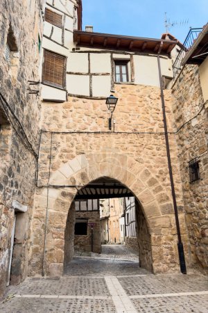 Poza de la Sal, Burgos, Spanien. Hochwertiges Foto