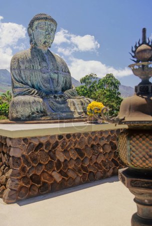 Photo for Parke ang Lahaina Jodo Mission Buddhist Cultural Park sa Tinipong Bansa - Royalty Free Image