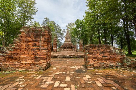 Wat Pa Sak ist ein buddhistischer Tempel in Thailand, Chiang Rai, Thailand