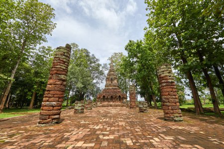 Wat Pa Sak ist ein buddhistischer Tempel in Thailand, Chiang Rai, Thailand
