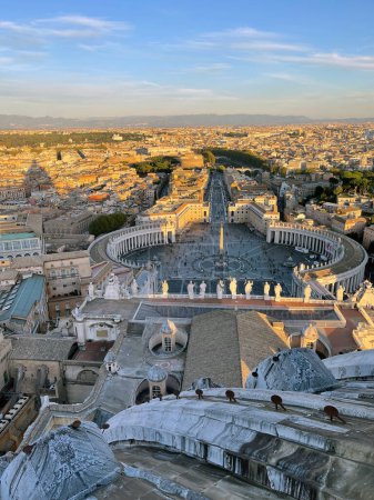 Téléchargez les photos : Rome. La ville du Vatican. Vue du haut du dôme - en image libre de droit