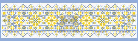 Ukrainian ethnic embroidery seamless pattern. Vector illustration.