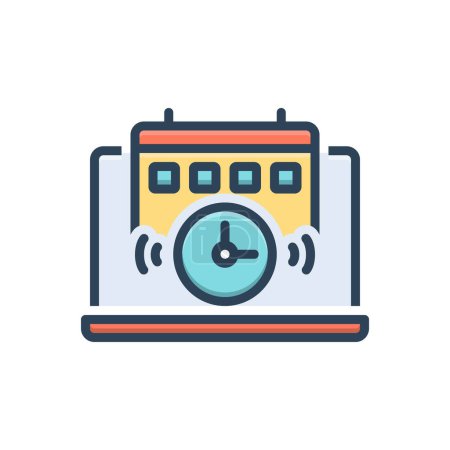 Color illustration icon for prompt 