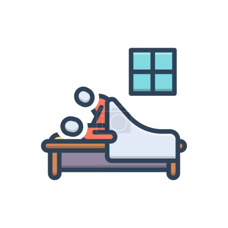 Color illustration icon for sexo 