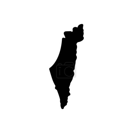 Black solid icon for palestinian 