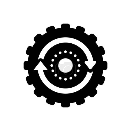Black solid icon for consisting 