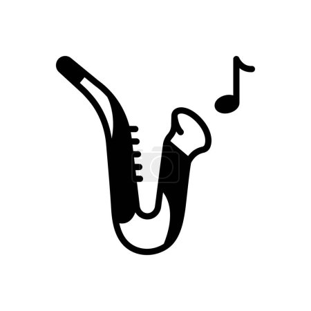 Black solid icon for instrumental 