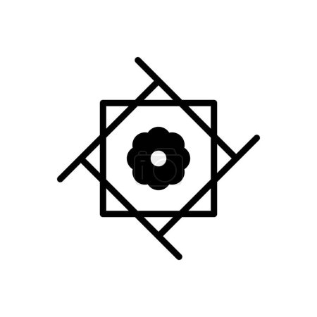 Black solid icon for symbol 