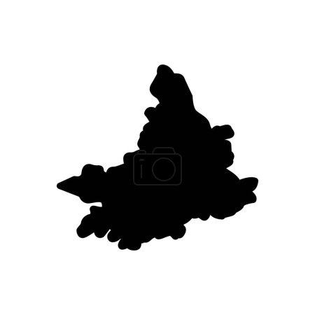 Icono sólido negro para sheffield 