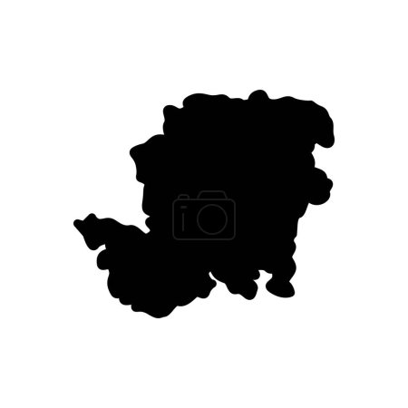 Schwarze solide Ikone für Hampshire 