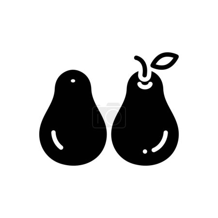 Illustration for Black solid icon for changes - Royalty Free Image