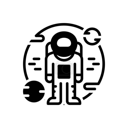 Black solid icon for armstrong 