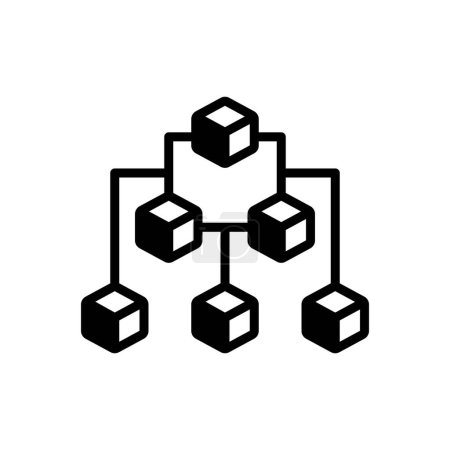 Black solid icon for structures 