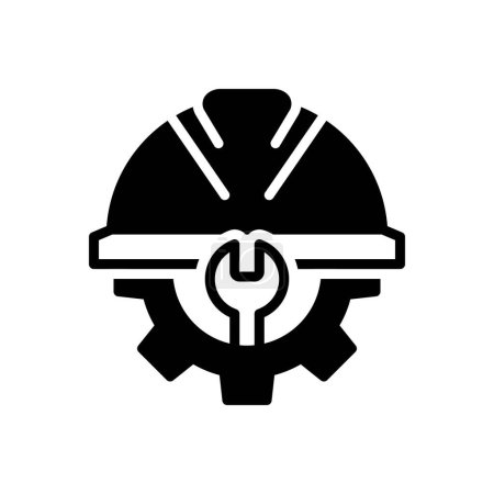 Black solid icon for reform 