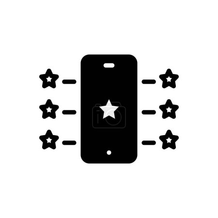 Black solid icon for feature 