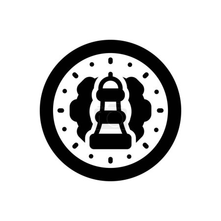 Black solid icon for strategic 