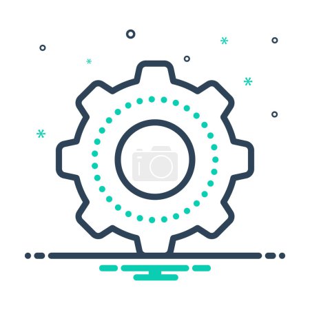 Mix icon for gear