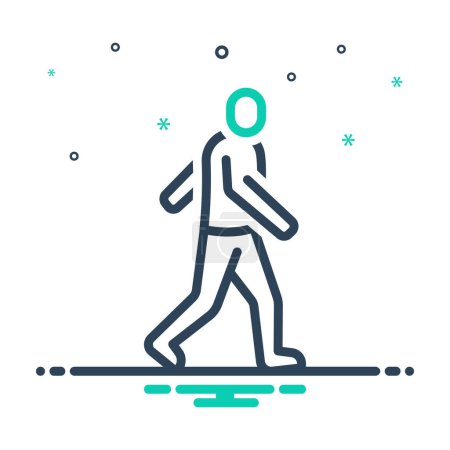 Mix icon for walk