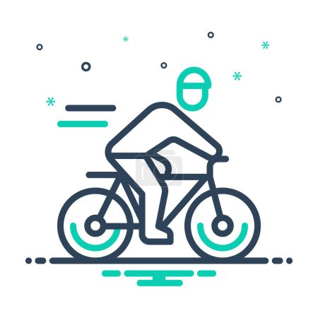 Mix icon for cycling 