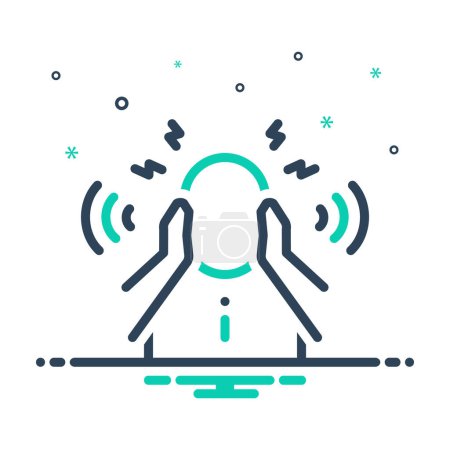 Mix icon for hearing voice
