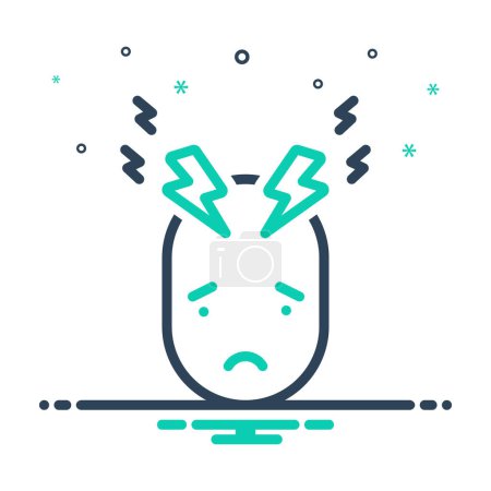Mix icon for stress 