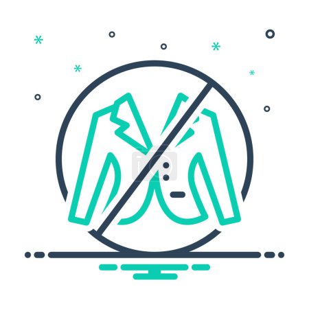 Mix icon for no dress code