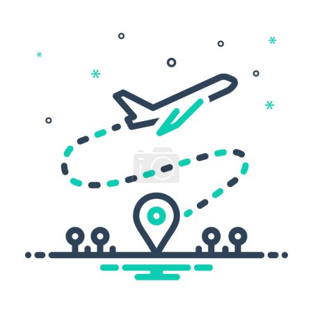 Mix icon for flight 