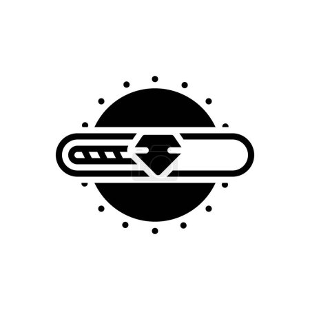 Black solid icon for points and life bar