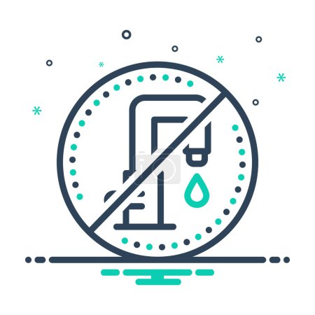 Mix icon for no water