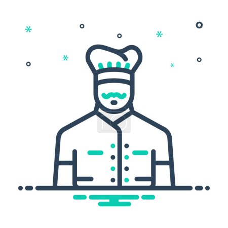 Mix icon for chef 