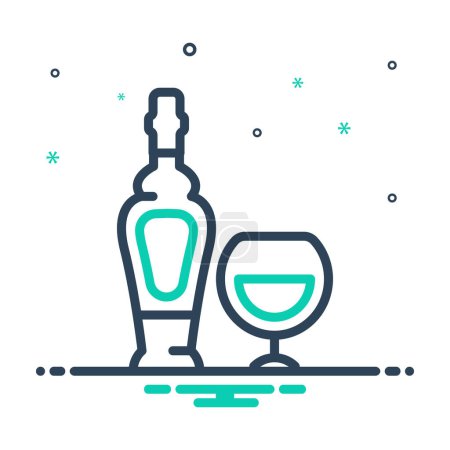 Mix icon for alcohol 