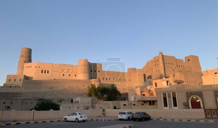 Vista del fuerte de Bahla, Omán
