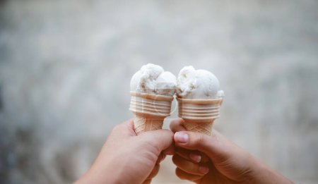 Sweet coconut ice cream to cool off the heat healthy snacks