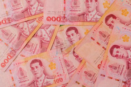 Thai money, Thai banknotes, cash flow, investing and financial planning and returns on stock investments
